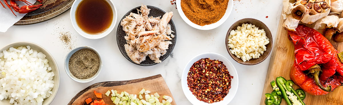 Vegetables chopped on table