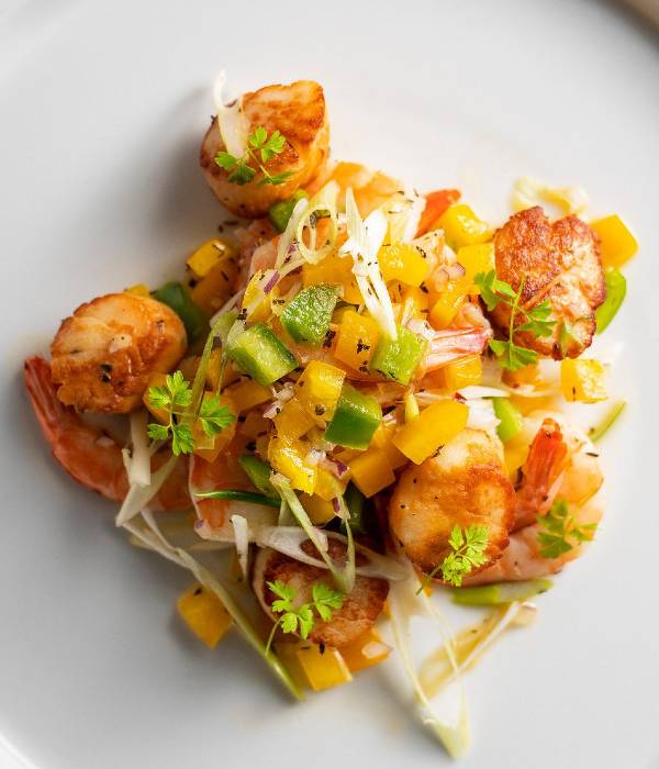 shrimp and scallop escabeche