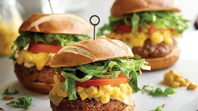 All-American Cheeseburger Pretzel Sliders