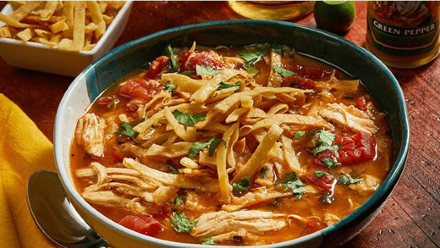 Cholula Green Pepper Tortilla Soup
