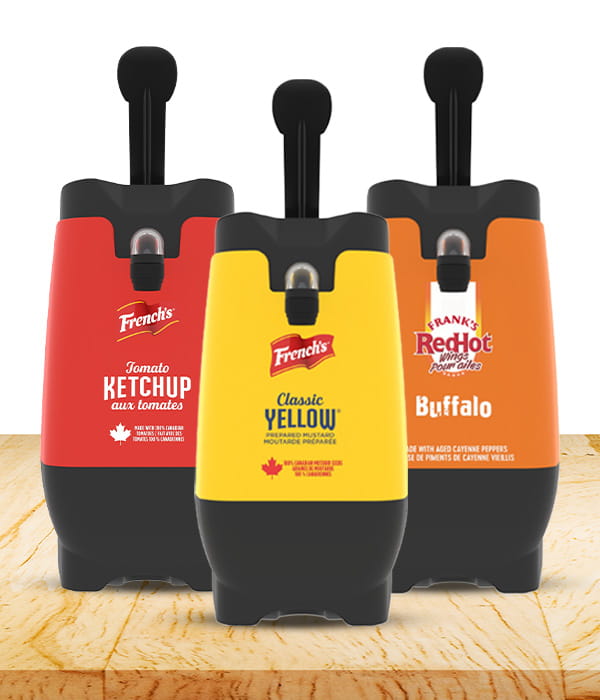 New & Improved Condiment Dispensers