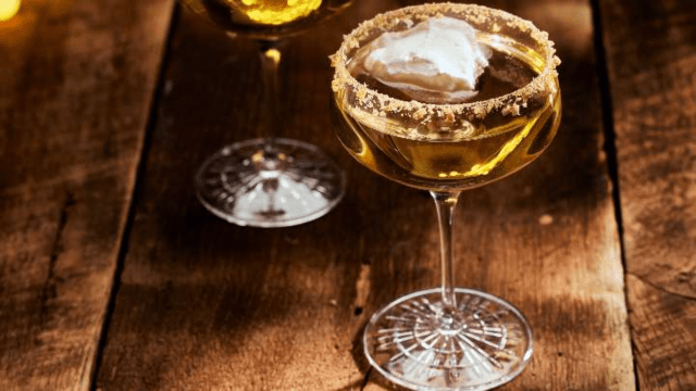 Cinnamon Cereal Milk Punch Cocktail