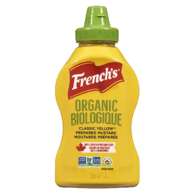 French's Organic Classic Yellow Mustard 325ML