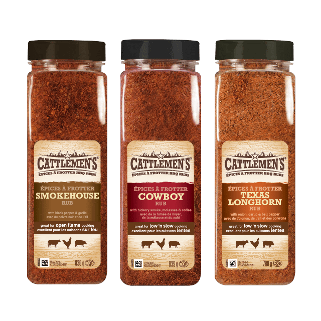 Les épices à frotter BBQ Cattlemen’s