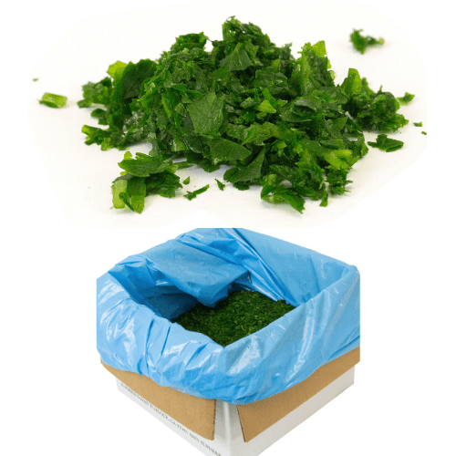 SupHerb Farms Parsley Large Chopped 4 Pound Bag 1 per Case