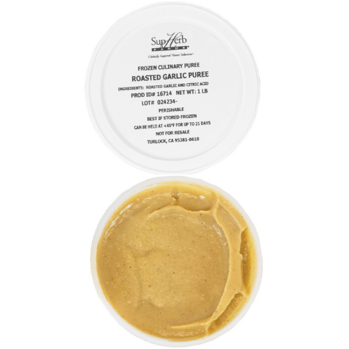 SupHerb Farms Garlic Roasted Puree 1 Pound Tub 4 per Case