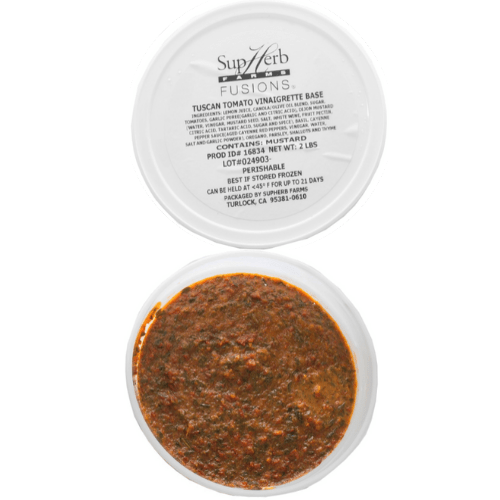 SupHerb Farms Tuscan Tomato Paste 2 Pound Tub 2 per Case