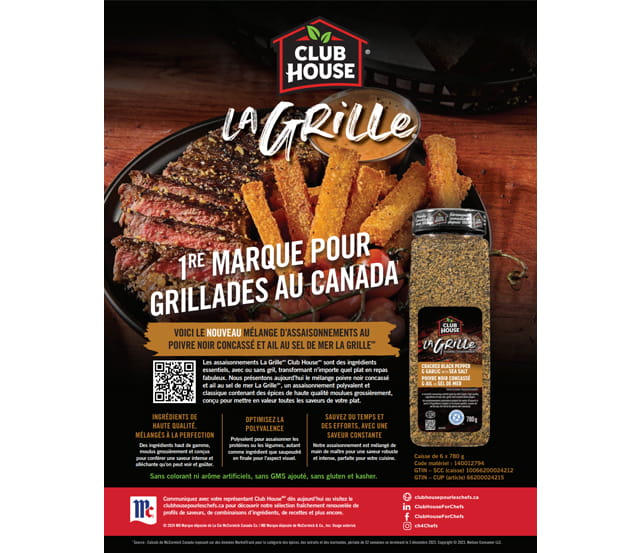 Nous présentons aujourd’hui le mélange poivre noir concassé  et ail au sel de mer La Grille