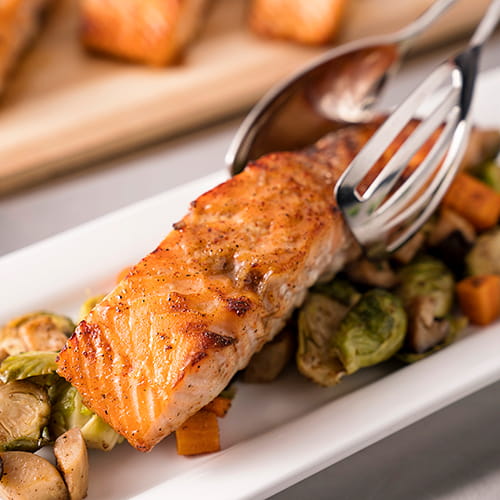 Billy Bee Honey and Garam Masala Cedar Plank Salmon - Recipe