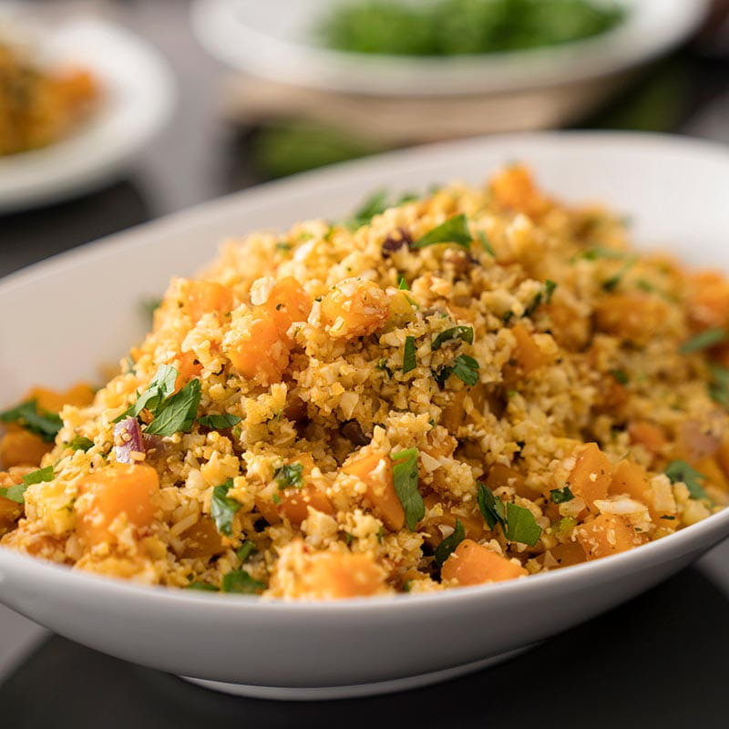 Brazilian Cauliflower Rice and Butternut Squash - Recipe