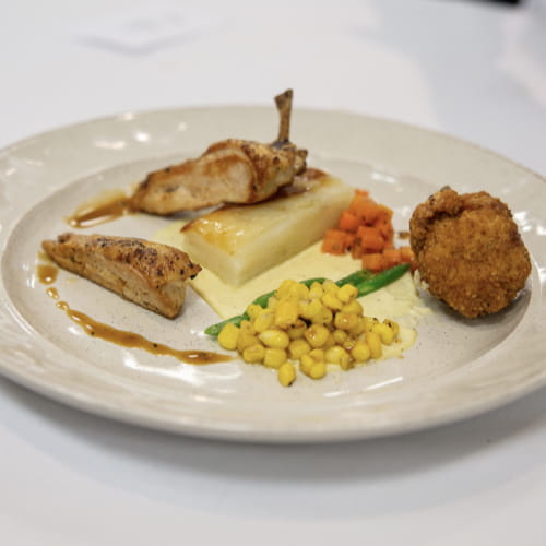 Suprême de poulet de Cornouailles BBQ style