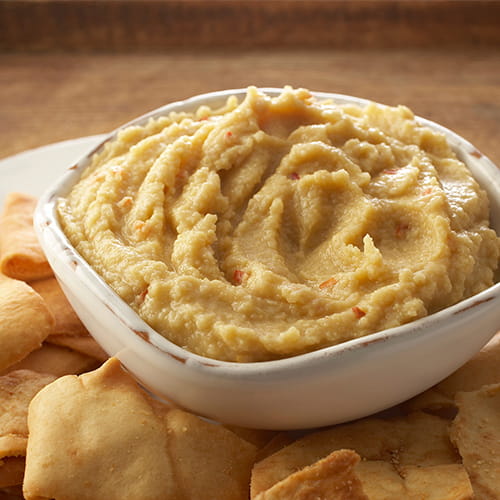 Hoummos aux haricots jaunes et à l’origan