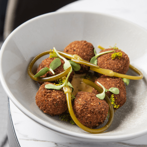 Smouldering Applewood Duck Confit Croquette 