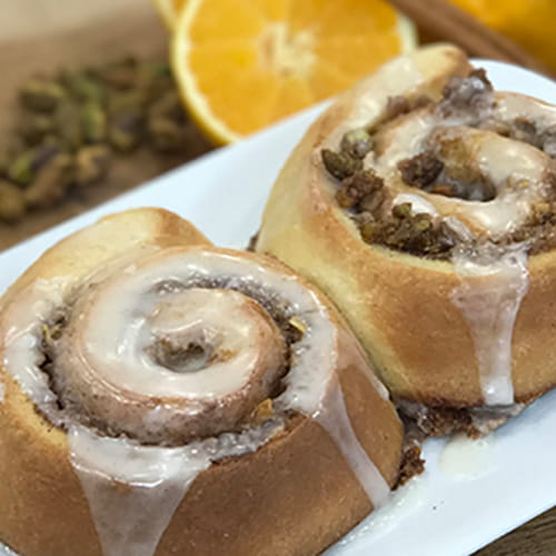 Cardamom Pistachio Cinnamon Rolls - Recipe