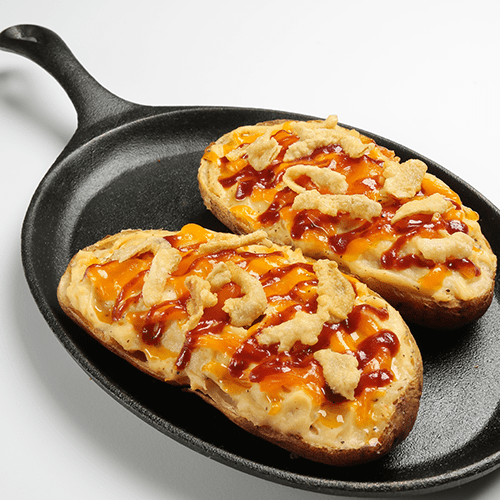 Pommes de terre cuites deux fois BBQ chipotle  