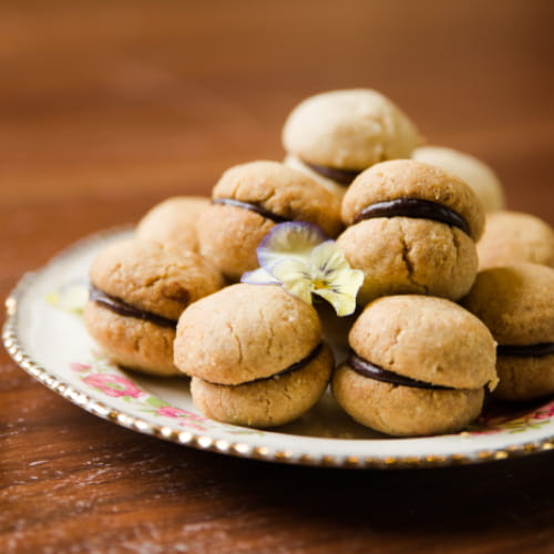 Cardamom Brown Butter Baci di Dama - Recipe