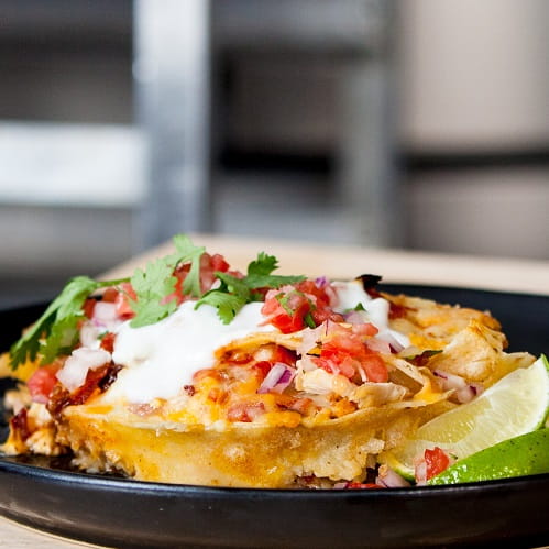 Chipotle Chicken Cheesy Enchilada Casserole - Recipe