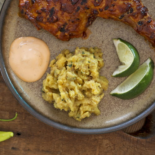 Spiced Mashed Plantains - Recipe