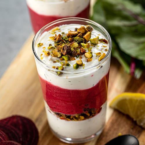 Roasted Beet and Feta Yogurt Parfait - Recipe