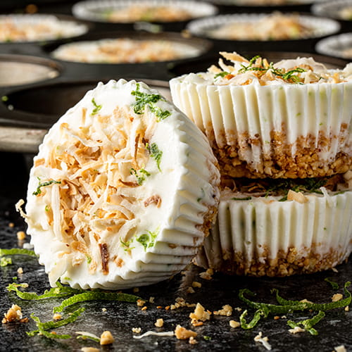 Mini Frozen Thai Lime Pies - Recipe