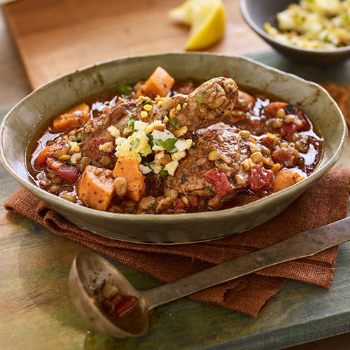 East African Chicken and Lentil Stew - Recipe