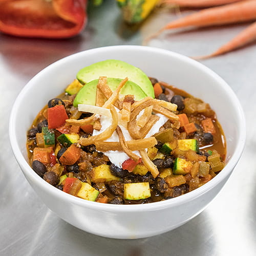 Black Bean Vegetarian Chili - Recipe