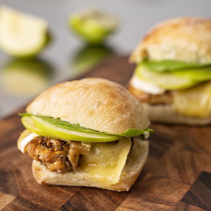 Brie and Chicken Sliders - Recipe