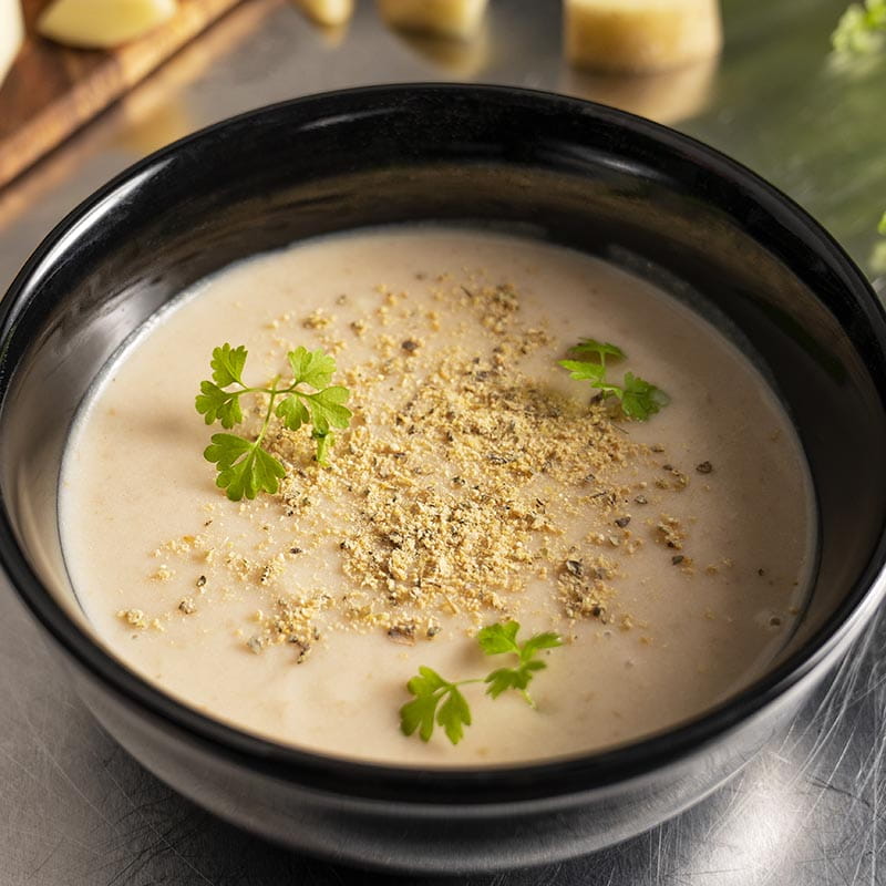 Roasted Potato Parmesan Soup - Recipe