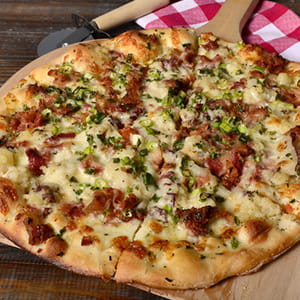 Greek White Potato Pizza - Recipe