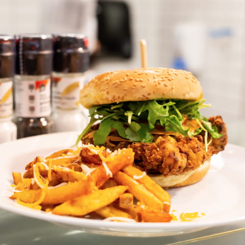 Green Curry Chicken Burger - Recipe