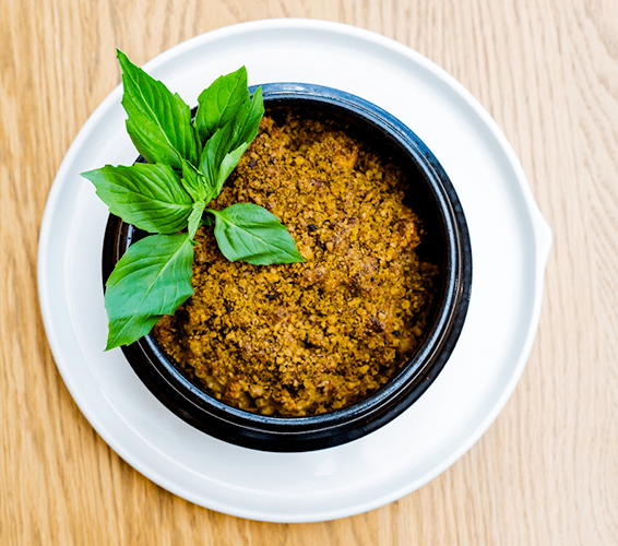 Macaroni au fromage et cari vert