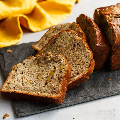 Pain aux bananes et à la noix de coco