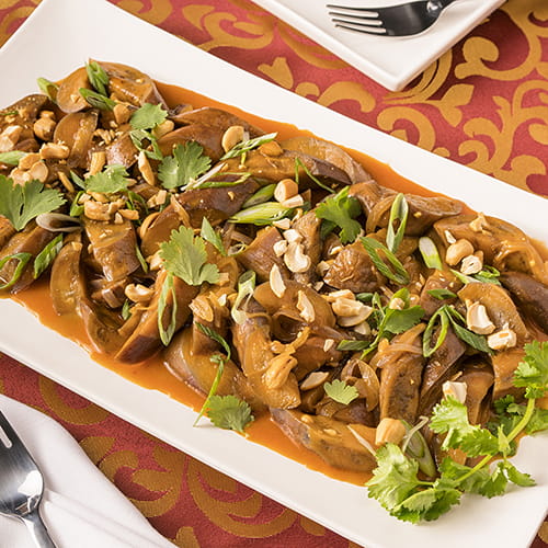 Japanese Eggplant with Coconut Milk and Red Thai Curry - Recipe