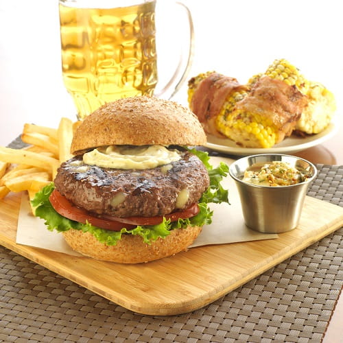 Hamburger de Boeufs et a l’erable