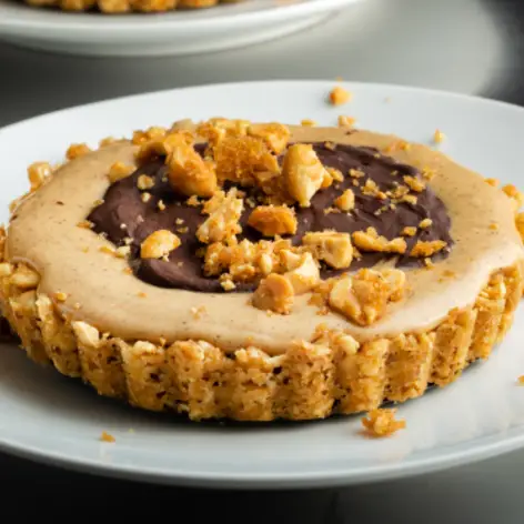 Peanut Butter Snickerdoodle Tart with Cinnamon Peanut Crust - Recipe