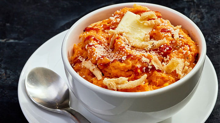 bourbon sweet potato mash