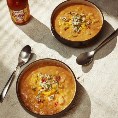 Buffalo Chicken Corn Chowder