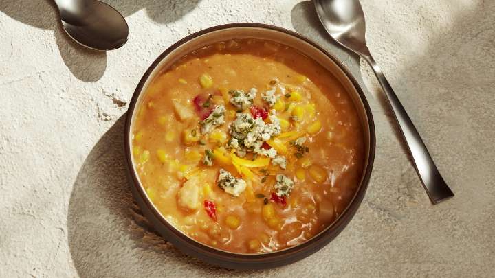 Buffalo Chicken Corn Chowder