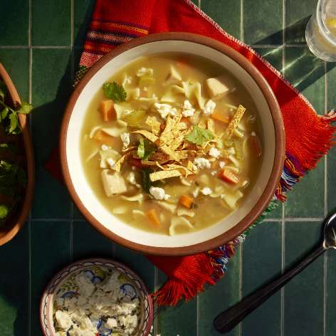 Green Chili Chicken Tortilla Soup