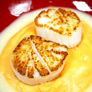 Vanilla Butter Poached Scallops - Recipe