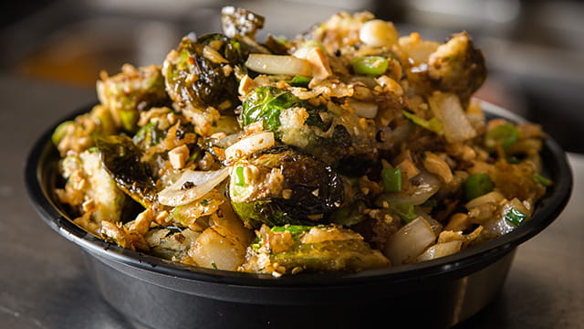 CHOUX DE BRUXELLES ET AUX ÉPICES CORÉENNES