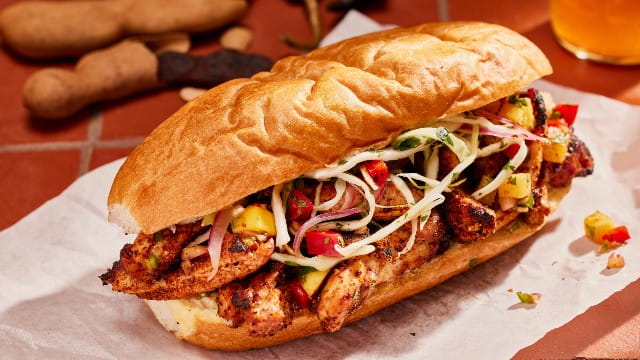 Tamarind & Pasilla Chicken Torta