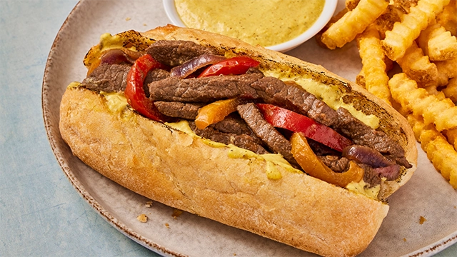 Lomo Saltado Cheesesteak