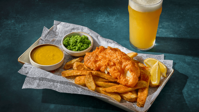 Fish and Chips with Curry Sauce