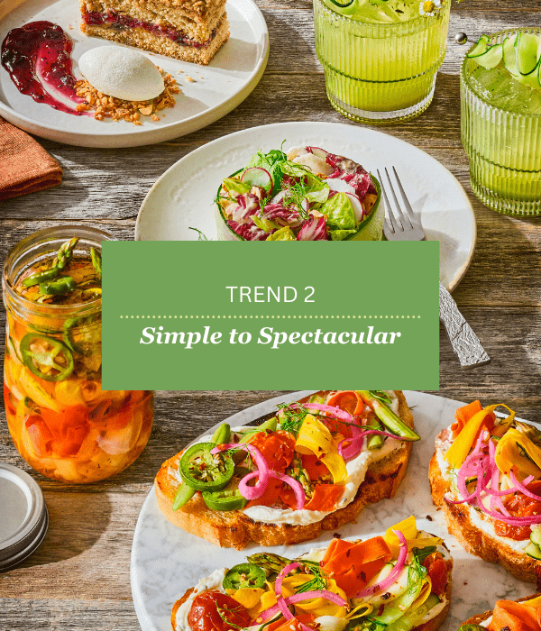 Trend 2 Simple to Spectacular