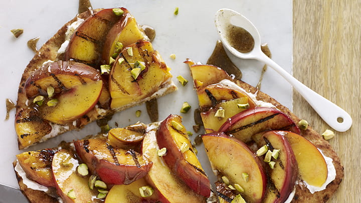 Tartelette aux fruits grillés