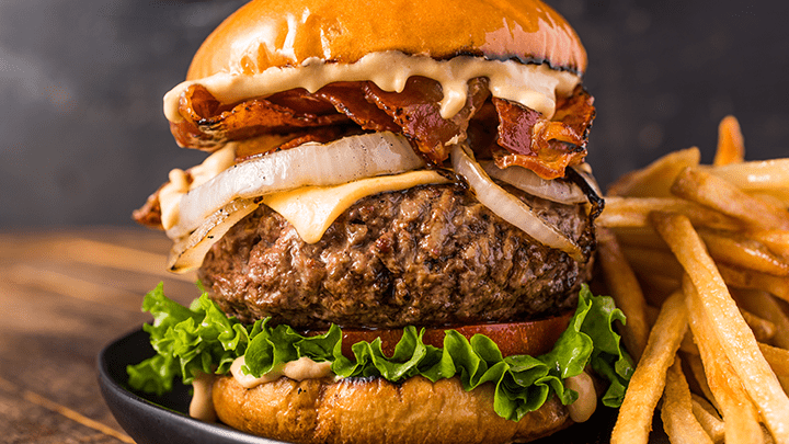 Brown Sugar Bourbon Seasoned BBQ Burger