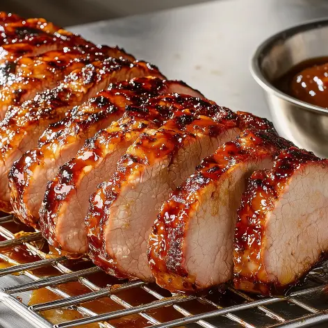 Brown Sugar Bourbon Pork Tenderloin