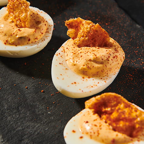 nashville hot deviled eggs