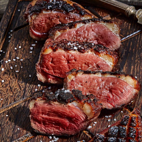 Dry Aged Duck Breast with Honey Chipotle Glaze